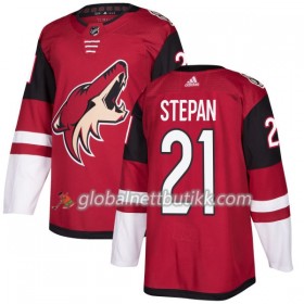 Arizona Coyotes Hockeydrakt Derek Stepan 21 2017-2018 Maroon Adidas Authentic - Herre